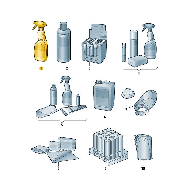 Podgląd obrazka: Spray do szyb +szmatka z mikrofibry 50ml (nr katalogowy: 000096311T)
