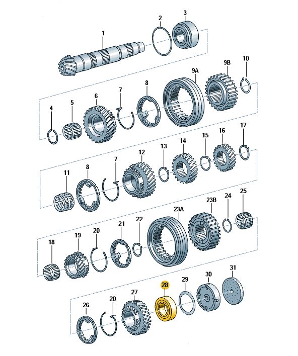 Podgląd obrazka: Łożysko stożkowe (nr katalogowy: 012311375C)