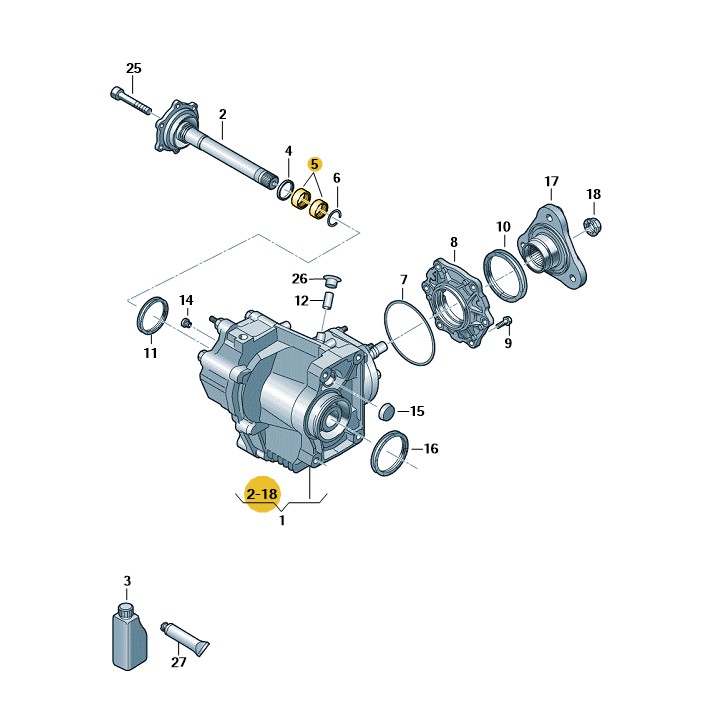 Podgląd obrazka: Tulejka łożyska igiełkowego (nr katalogowy: 012409139A)