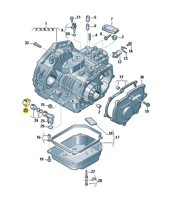 Podgląd obrazka: Nasadka (nr katalogowy: 01M321435B)