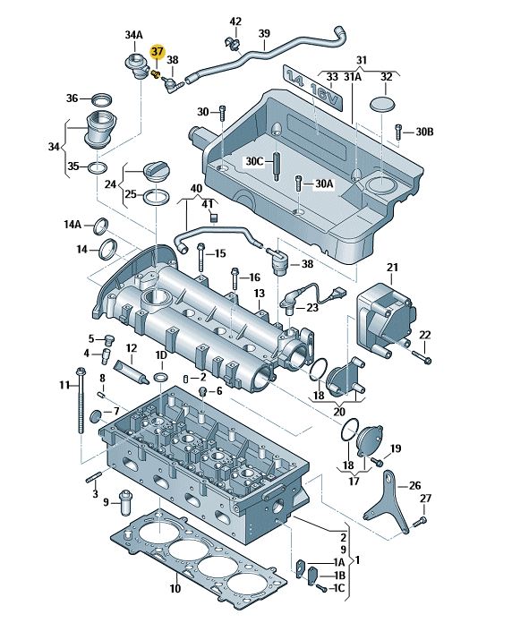 Podgląd obrazka: Tuleja (nr katalogowy: 036103638A)
