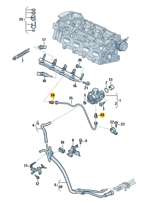 Podgląd obrazka: Adapter (nr katalogowy: 03C127065C)