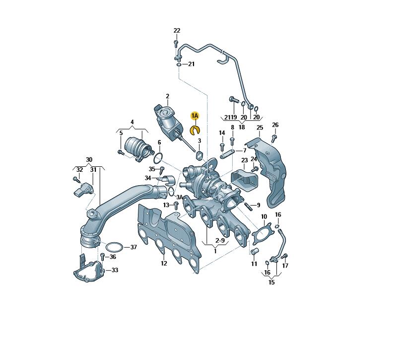 Podgląd obrazka: Podkładka dystansowa (nr katalogowy: 03F145371A)