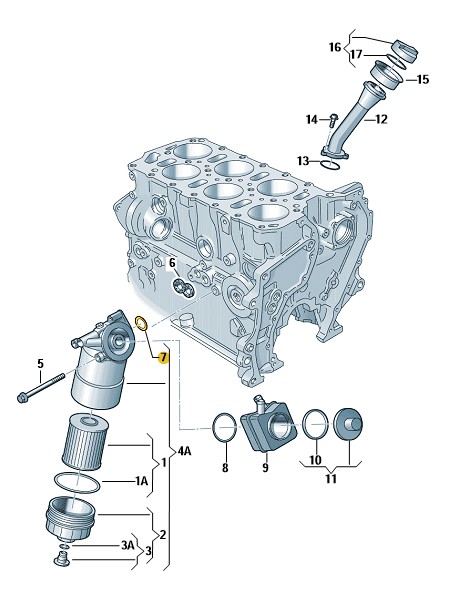 Podgląd obrazka: Uszczelka (nr katalogowy: 066115111A)