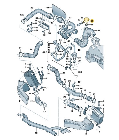 Podgląd obrazka: Zawór regulacji ciśnienia (nr katalogowy: 06A129101D)