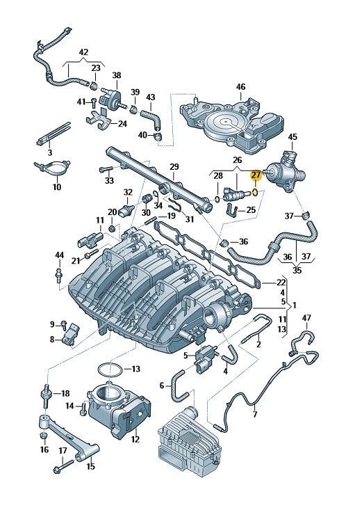 Podgląd obrazka: O-ring (nr katalogowy: 06A906149B)