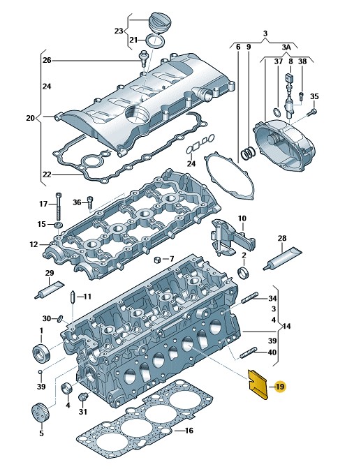 Podgląd obrazka: USZCZELKA (nr katalogowy: 06D103121B)
