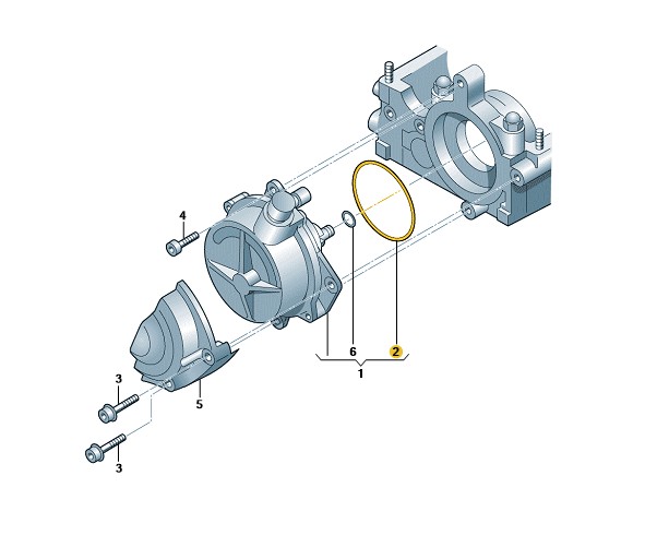 Podgląd obrazka: Uszczelka (nr katalogowy: 06D145117)