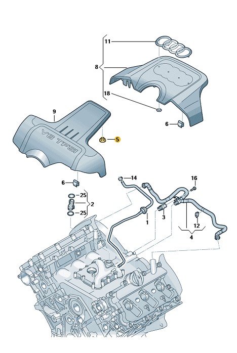 Podgląd obrazka: Tuleja (nr katalogowy: 06E103226)