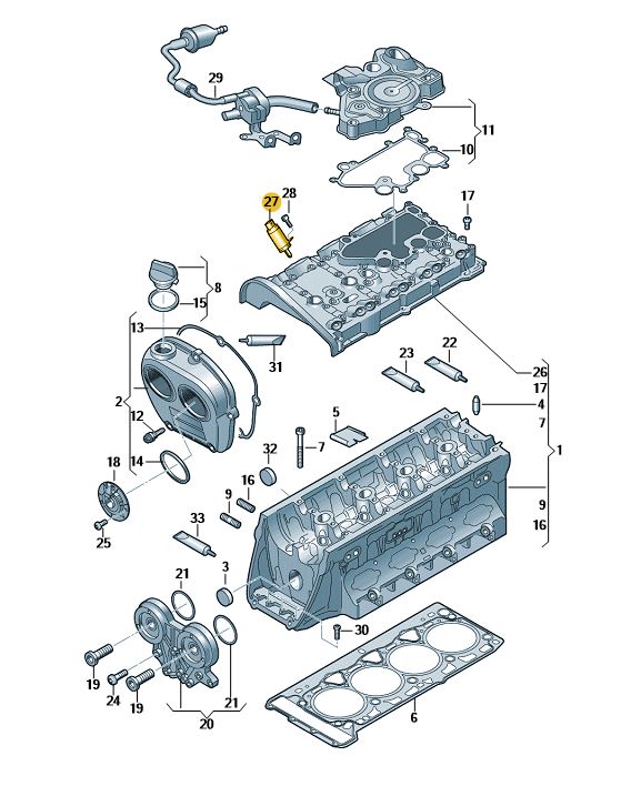 Podgląd obrazka: Modul nastawczy (nr katalogowy: 06E103697AE)