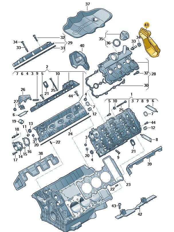 Podgląd obrazka: Wytłumienie (nr katalogowy: 06E103981D)