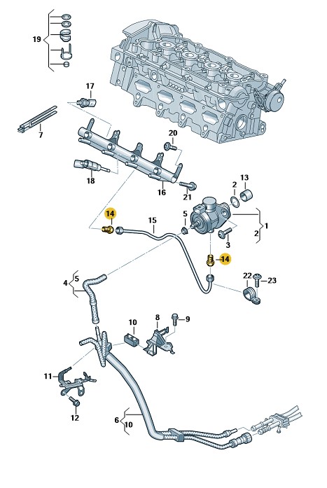 Podgląd obrazka: Adapter (nr katalogowy: 06E127065N)