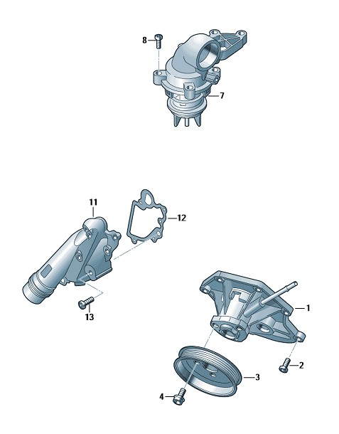 Podgląd obrazka: Wąż łączący (nr katalogowy: 06E133714AA)