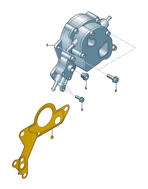 Podgląd obrazka: USZCZELKA (nr katalogowy: 06E145215A)