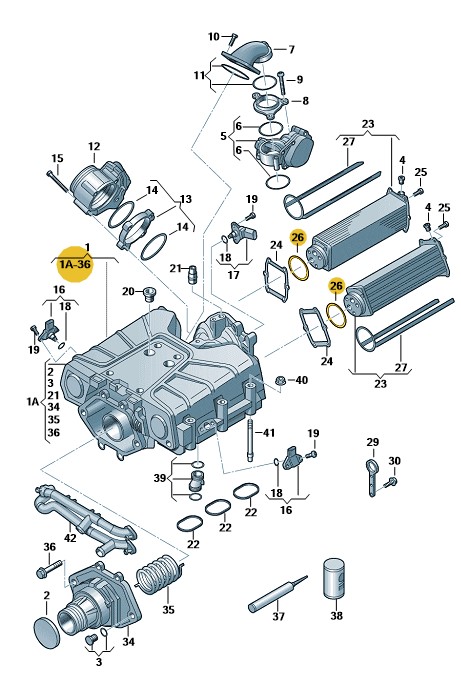 Podgląd obrazka: USZCZELKA (nr katalogowy: 06E145723E)