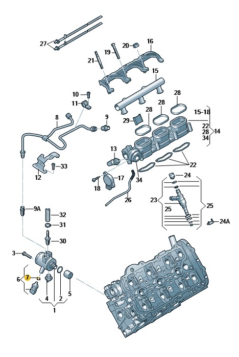 Podgląd obrazka: O-ring (nr katalogowy: 06E906149B)