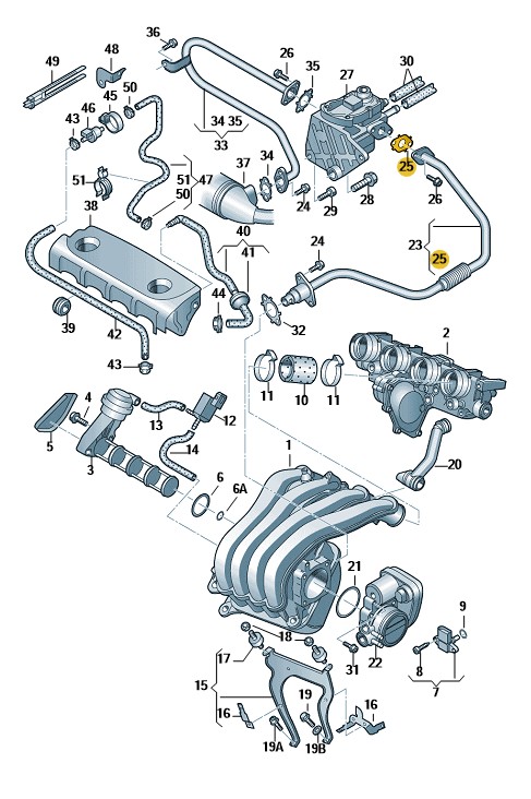 Podgląd obrazka: Uszczelka (nr katalogowy: 06F131547)
