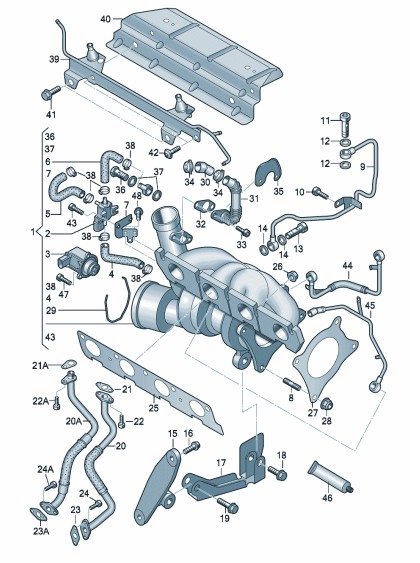 Podgląd obrazka: Zawór elektromagnetyczny (nr katalogowy: 06F906283F)