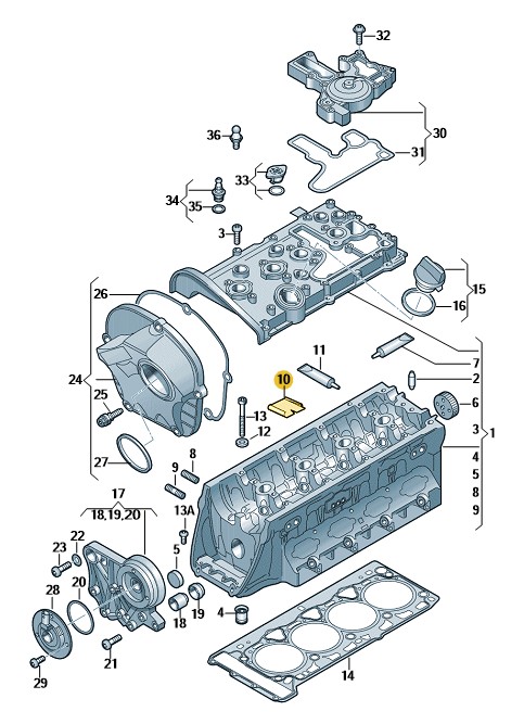 Podgląd obrazka: Ścianka działowa (nr katalogowy: 06H103411B)