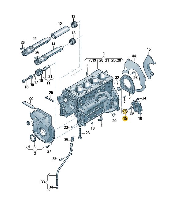 Podgląd obrazka: Koło pasowe (nr katalogowy: 06H103731G)