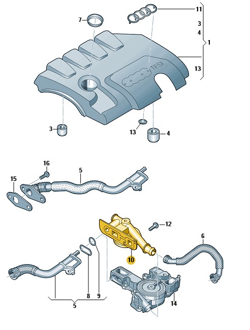 Podgląd obrazka: Zawór regulacji ciśnienia (nr katalogowy: 06H129101B)