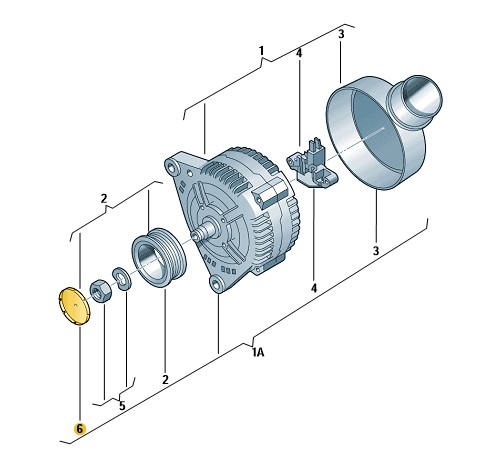 Podgląd obrazka: Osłona (nr katalogowy: 06H145291A)