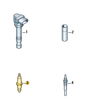 Podgląd obrazka: Świeca zapłonowa 'longlife' (nr katalogowy: 06H905611)