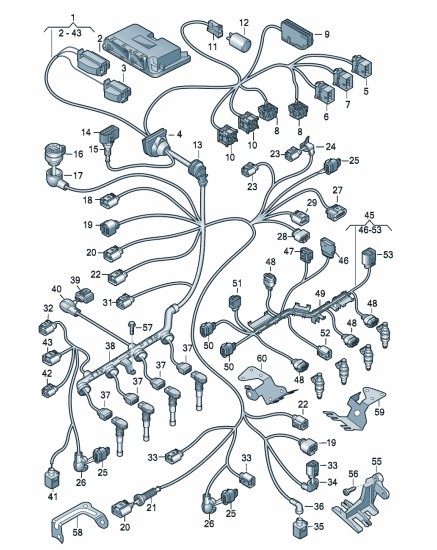 Podgląd obrazka: UCHWYT (nr katalogowy: 06H971845A)