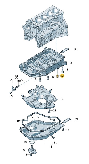 Podgląd obrazka: Zaślepka (nr katalogowy: 06K103035)
