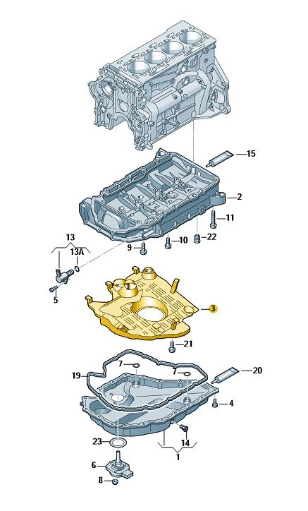 Podgląd obrazka: WKŁAD (nr katalogowy: 06K103138P)