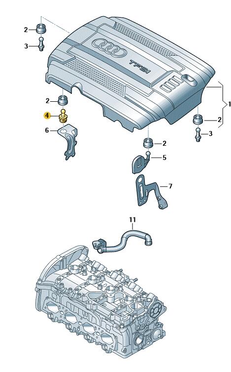 Podgląd obrazka: KLIP (nr katalogowy: 06K103733E)