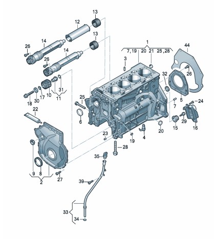 Podgląd obrazka: Osłona paska zębatego (nr katalogowy: 06K109121E)
