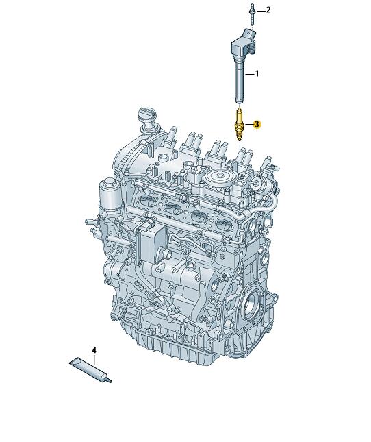 Podgląd obrazka: świeca zapłonowa (nr katalogowy: 06K905601K)