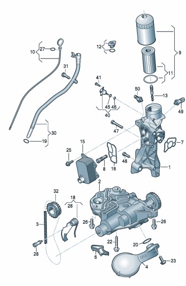 Podgląd obrazka: Czujnik ciśnienia oleju (nr katalogowy: 06K919081)