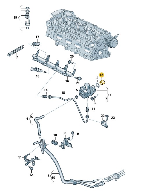 Podgląd obrazka: popychacz (nr katalogowy: 06L109311)