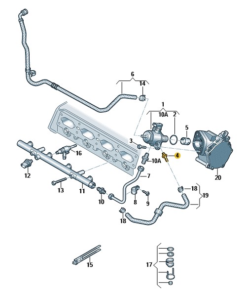 Podgląd obrazka: Króciec rurowy (nr katalogowy: 06L127213J)