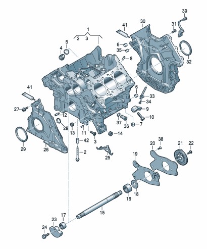Podgląd obrazka: Uszczelniacz wału (nr katalogowy: 06M103051B)