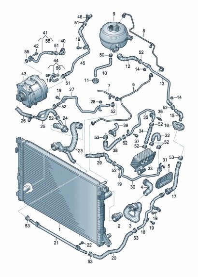 Podgląd obrazka: Rura wodna (nr katalogowy: 06M121486E)