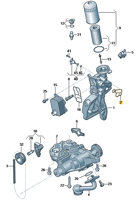 Podgląd obrazka: Uszczelka (nr katalogowy: 06N115441)