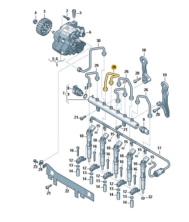 Podgląd obrazka: Rura ciśnieniowa (nr katalogowy: 076130304)
