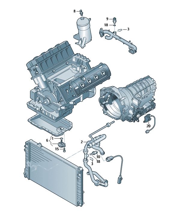 Podgląd obrazka: Czujnik temperatury (nr katalogowy: 079919501E)