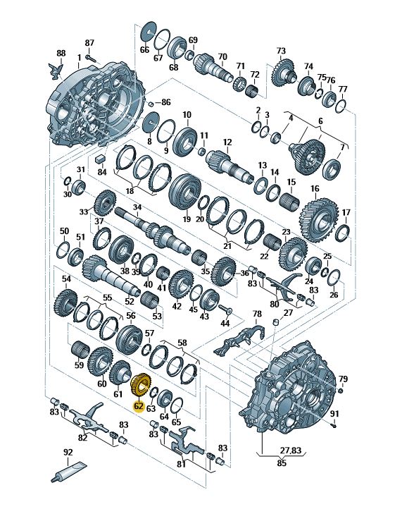 Podgląd obrazka: Kolo zebate stale (nr katalogowy: 0A5311165T)