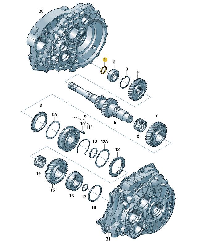 Podgląd obrazka: Łożysko stożkowe (nr katalogowy: 0A5311220D)