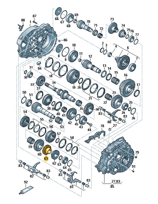 Podgląd obrazka: Kolo zebate stale (nr katalogowy: 0A5311361AD)