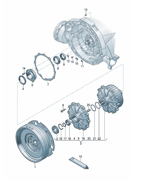 Podgląd obrazka: Uszczelniacz walu (nr katalogowy: 0CK141738A)