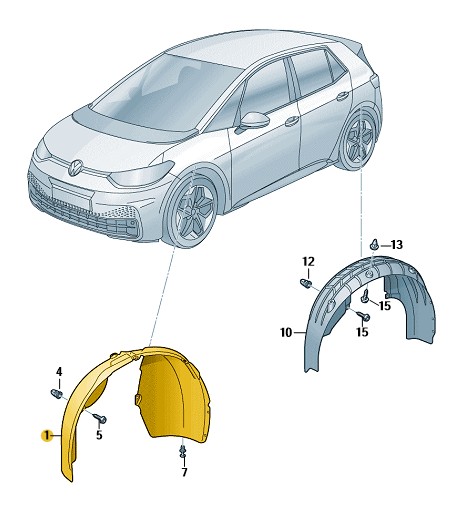 Podgląd obrazka: Nadkole (nr katalogowy: 10A809957C)