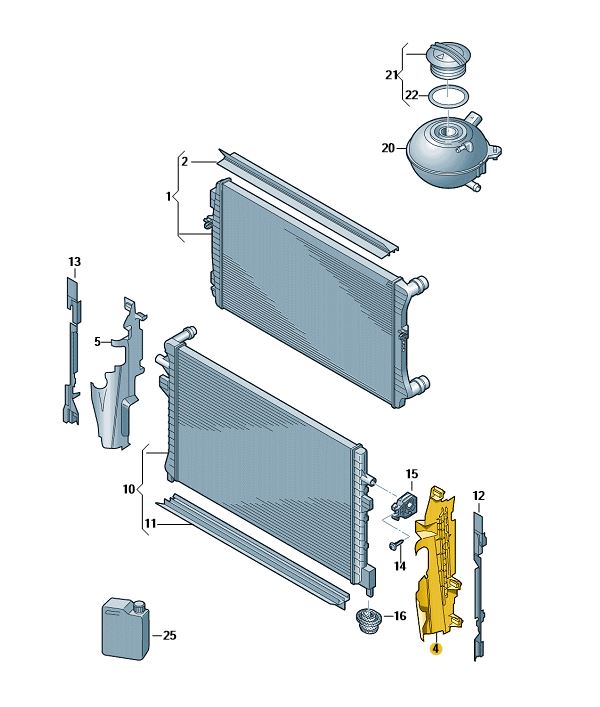 Podgląd obrazka: Kierownica powietrza (nr katalogowy: 17A121283K)