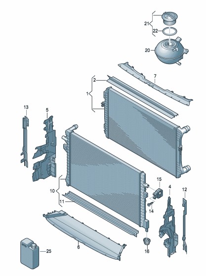 Podgląd obrazka: Kierownica powietrza (nr katalogowy: 17A121284P)