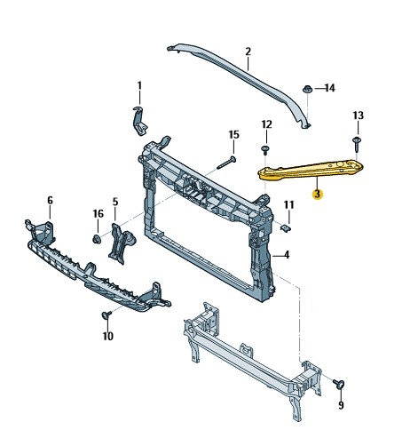 Podgląd obrazka: Podpora (nr katalogowy: 17A805932A)