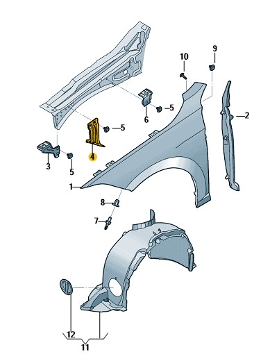 Podgląd obrazka: Podpora (nr katalogowy: 17A821135)